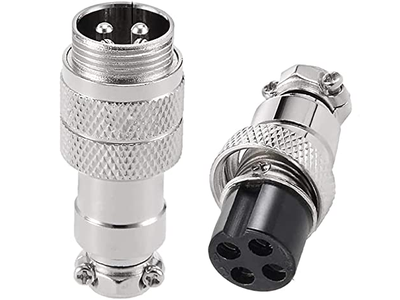 5Pcs 4Pin Aviation Connector,GX16 16mm Aviation Connector Plug Docking Femal & Male Circular Connector