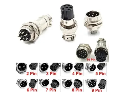 DIN Aviation Circular Connector GX12 GX14 GX16 GX20 GX25 GX30