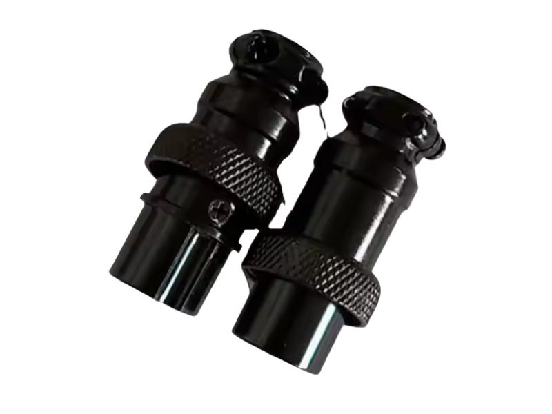 GX16 Black Aviation Connector