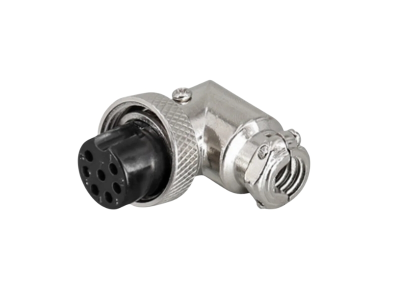 GX16 Elbow Waterproof Connector